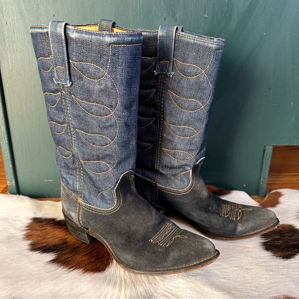 Vintage Acme Denim Western Cowboy/Cowgirl boots
